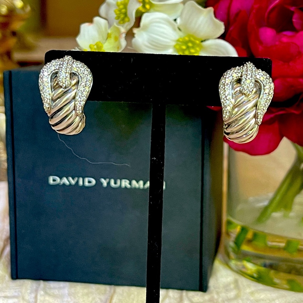 David Yurman Diamond earrings